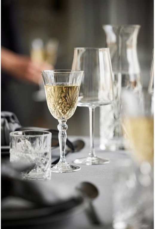 Lyngby Glas Sklenice na bílé víno Zero 43cl (4 ks)