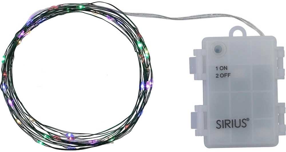 Sirius LED světelný řetěz Knirke, (40 LED světýlek)