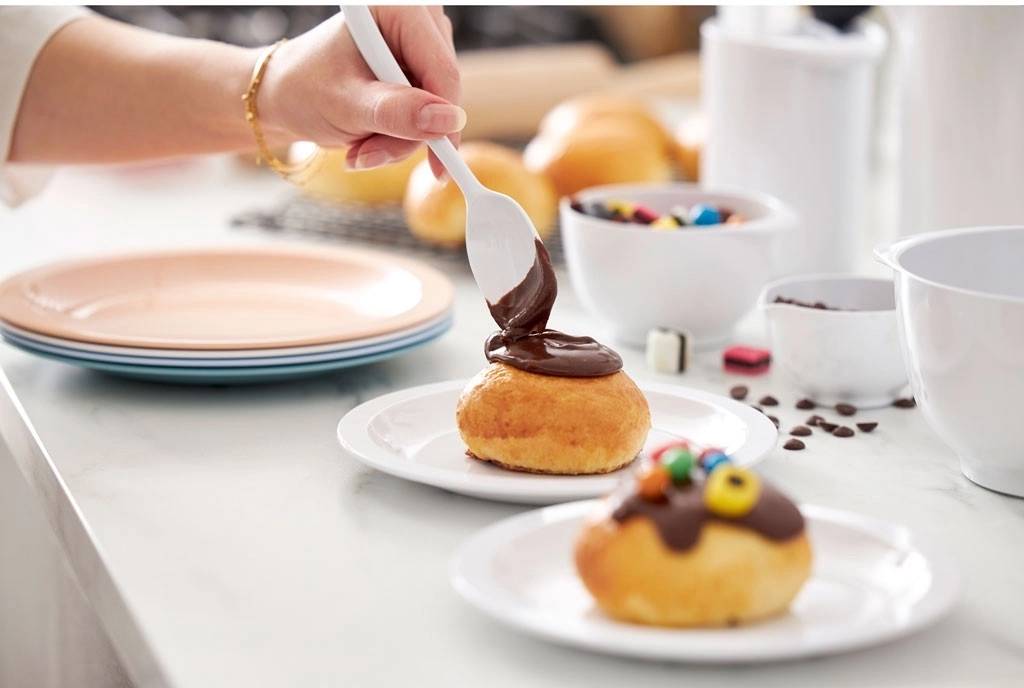 Rosti Piknikový mělký talíř 21cm Hamlet White