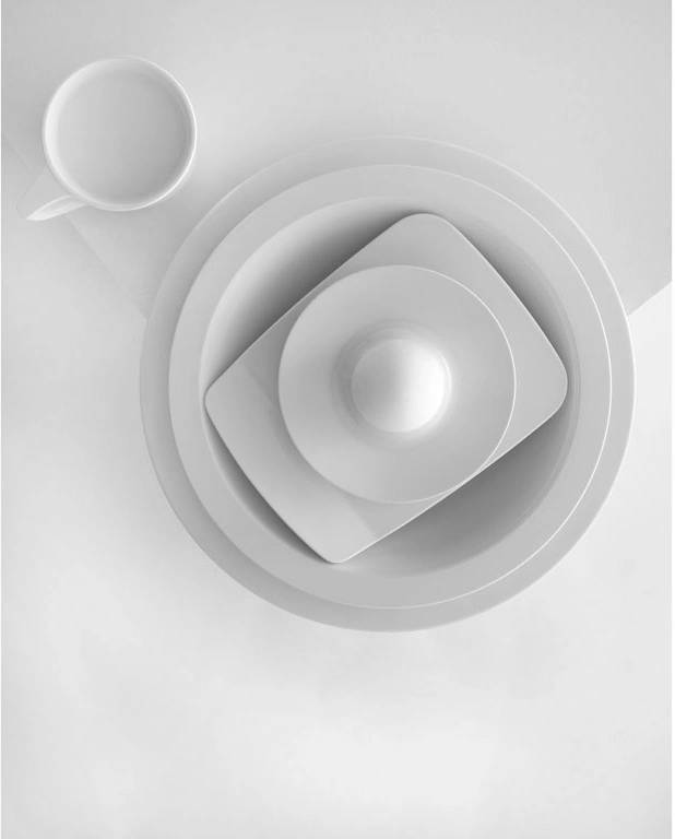 Rosti Piknikový mělký talíř 24,5 cm Hamlet White