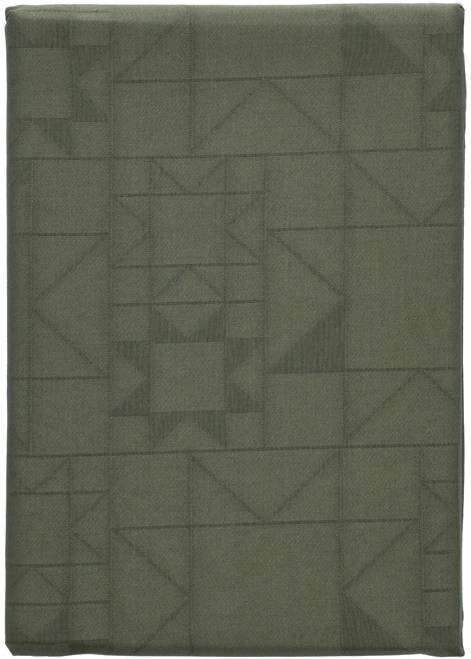 Södahl Kuchyňský ubrus 140x220 Star Damask Forest green