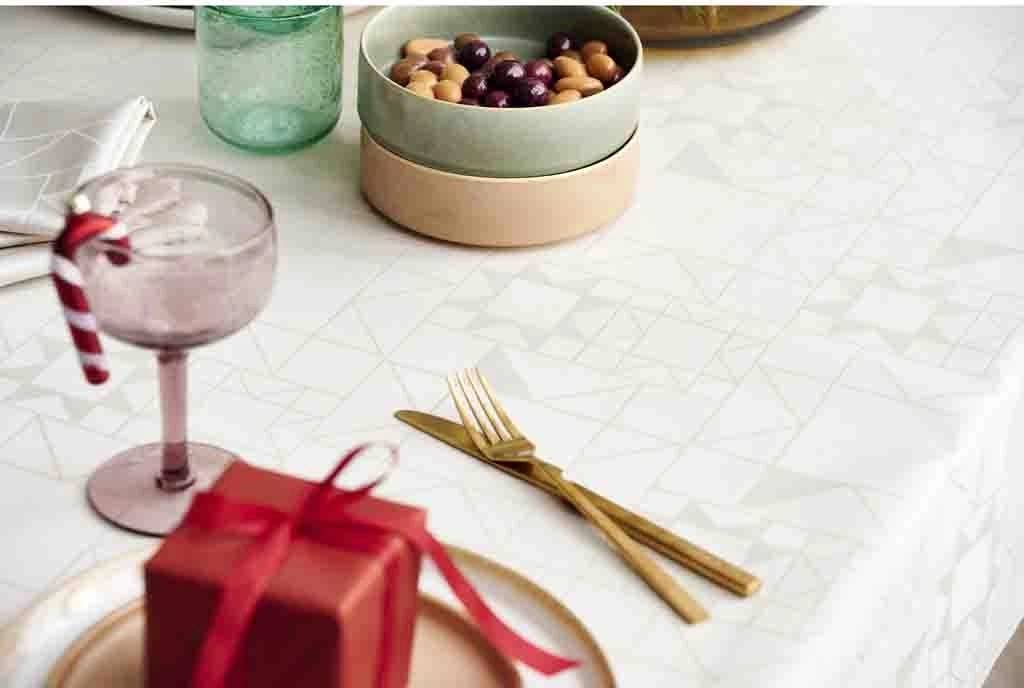 Södahl Kuchyňský ubrus 140x370 Star Damask Beige