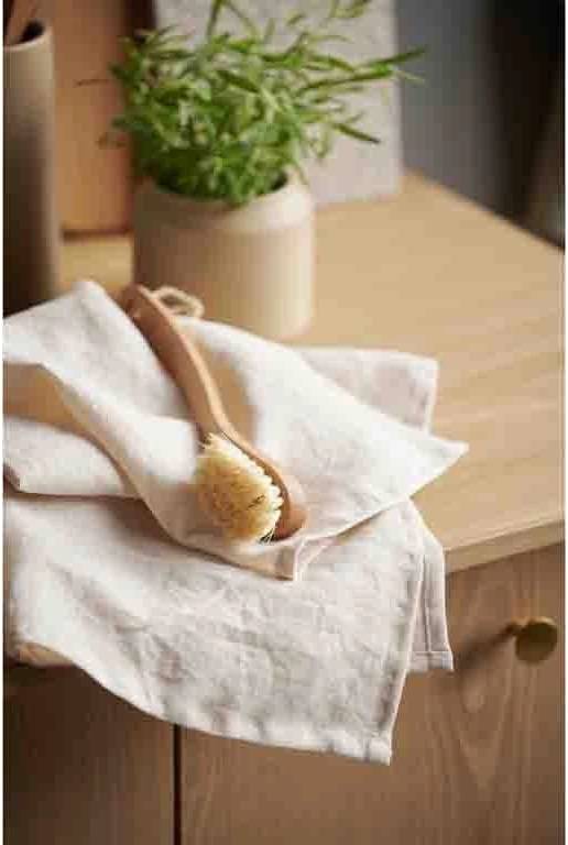 Södahl Kuchyňská utěrka 50x70 Pure Linen Ecru