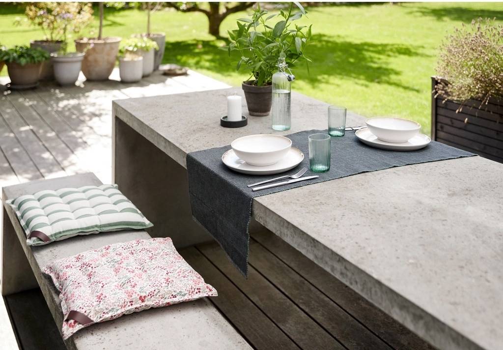 Södahl Bavlněné prostírání (sada 2 ks) 33x48 Melange Green