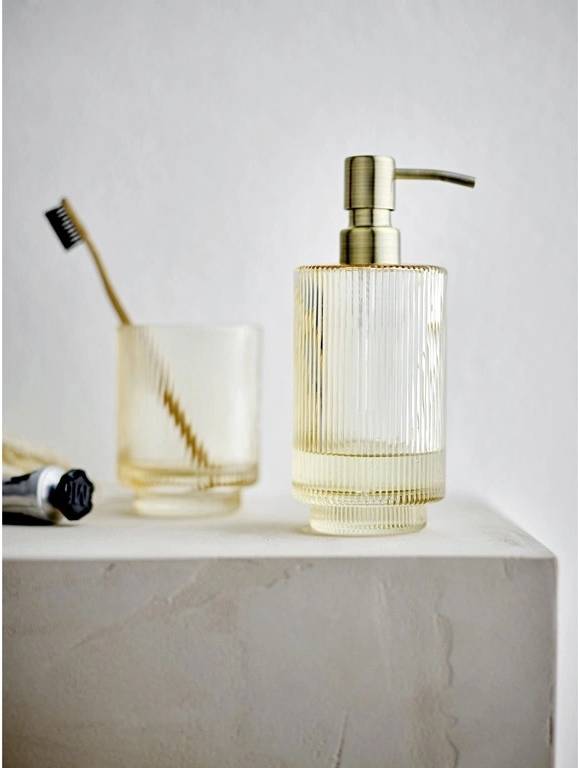 Södahl Kelímek na zubní kartáček Mug Clarity Golden Yellow