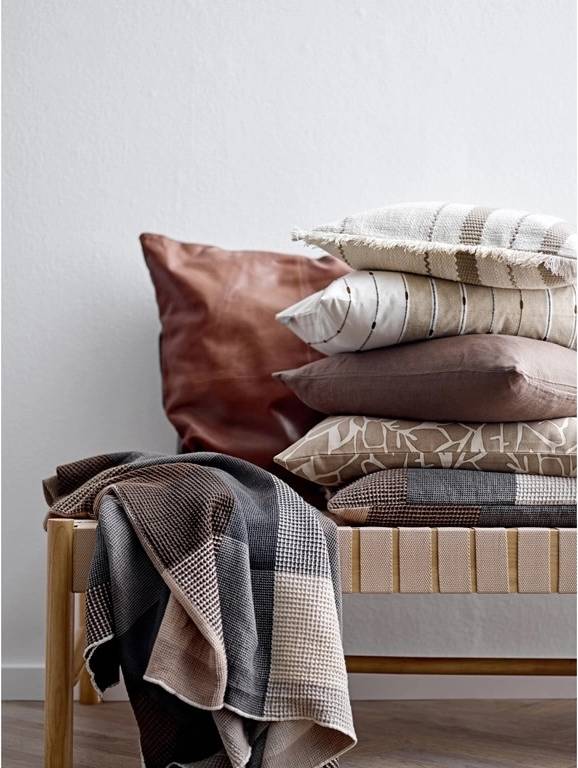 Södahl Polštář 40x60 Abstract leaves Beige