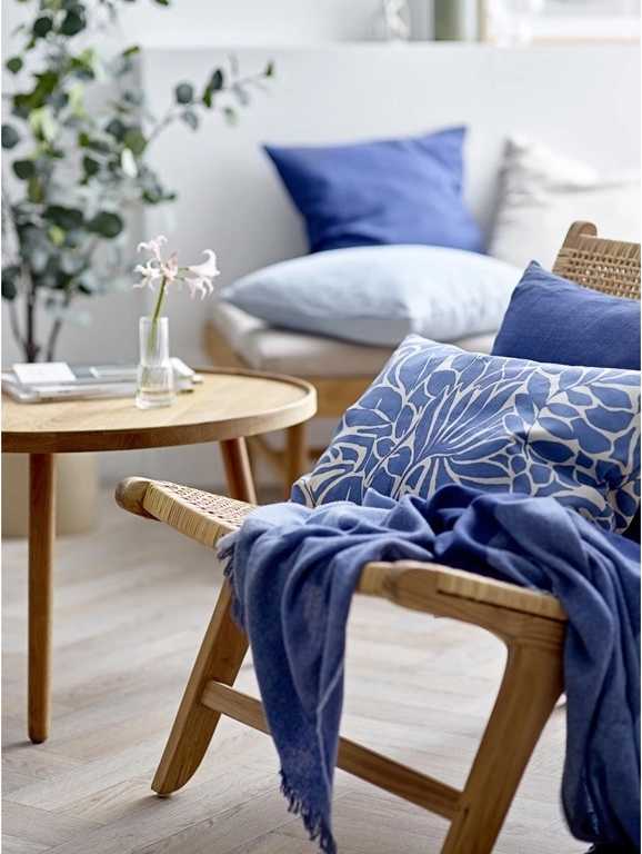 Södahl Polštář 40x60 Abstract leaves Blue