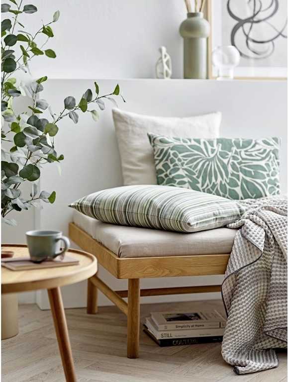 Södahl Polštář 40x60 Abstract leaves Green