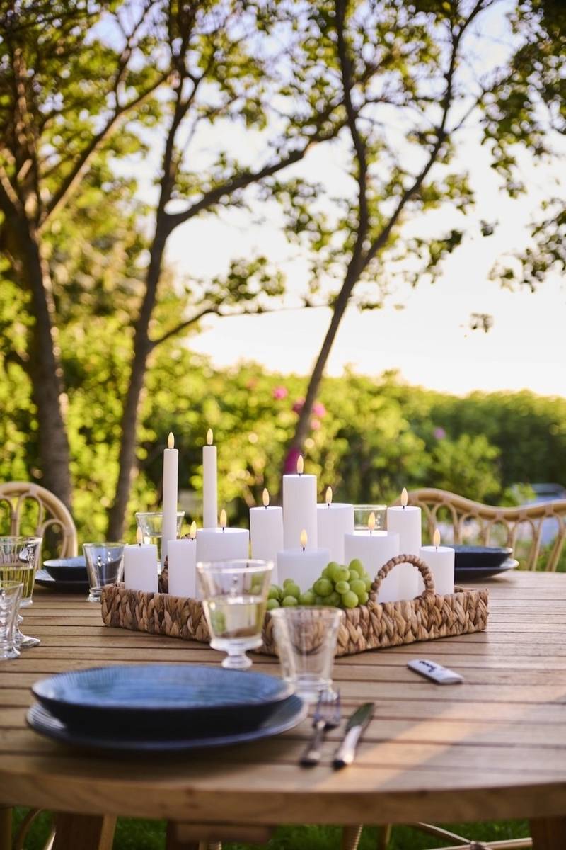 Sirius Sada dobíjecích LED svíček Smilla White (3 ks)