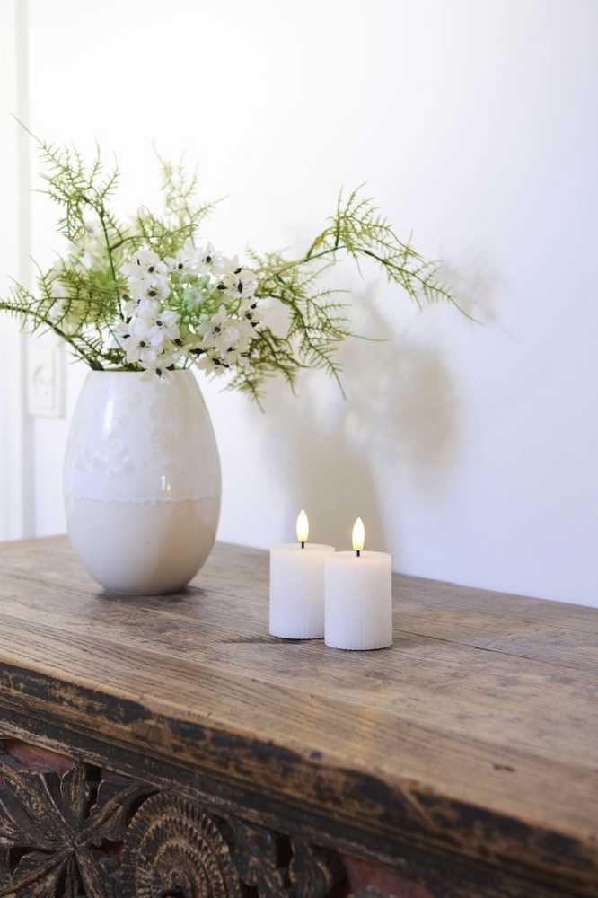 Sirius Sada dobíjecích LED svíček Smilla White (2 ks)