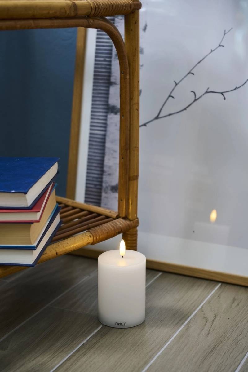 Sirius Dobíjecí LED svíčka Sille, Ø7,5x10cm