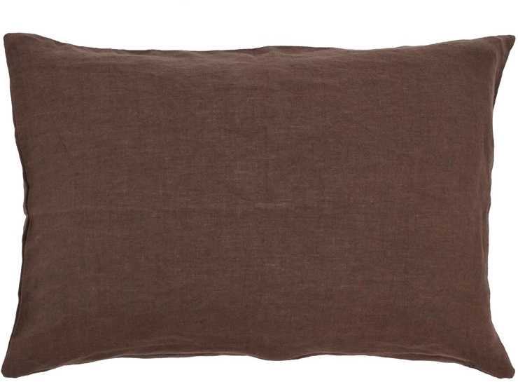 Södahl Polštář 40x60 Linen Coffee Brown