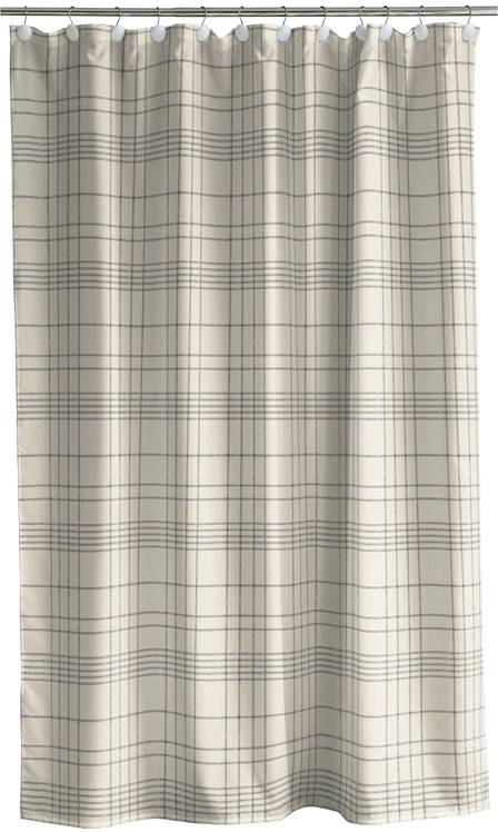 Södahl Sprchový závěs 180x200 Tartan Offwhite