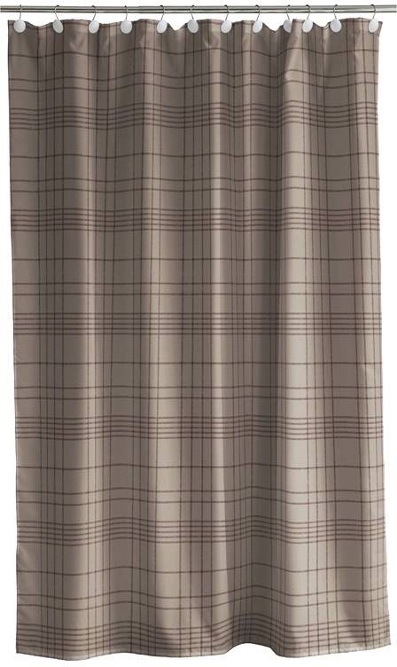 Södahl Sprchový závěs 180x200 Tartan Taupe
