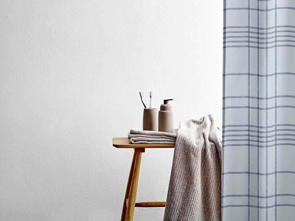 Södahl Sprchový závěs 180x200 Tartan Linen Blue