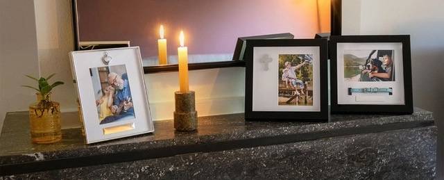 Zilverstad Fotorámeček s pouzdrem na popel 10x15cm Black