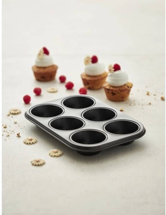 Blomsterbergs Kovová forma na muffiny Latte 27x18,5x3 cm