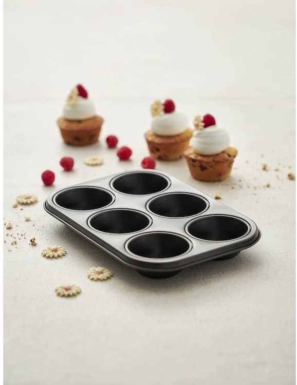 Blomsterbergs Kovová forma na muffiny Latte 27x18,5x3 cm