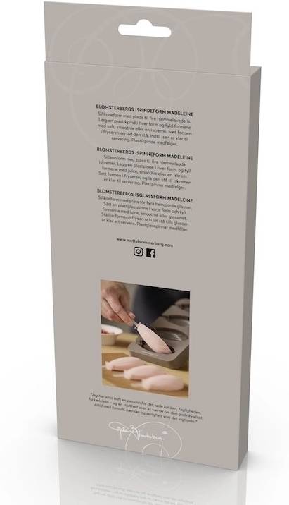 Blomsterbergs Silikonová forma na nanuky (4 ks)