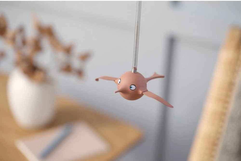 Hoptimist Visící figurka Hoptimist Soft Birdie S Ruby