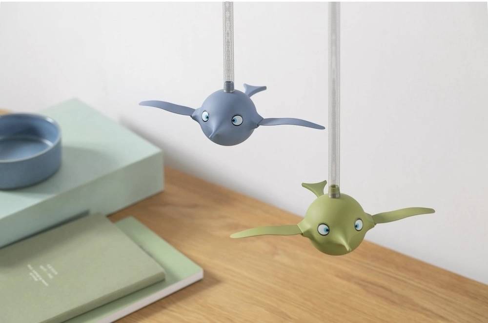 Hoptimist Visící figurka Hoptimist Soft Birdie M Olive