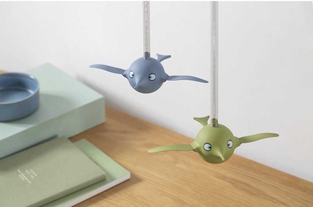 Hoptimist Visící figurka Hoptimist Soft Birdie M Olive