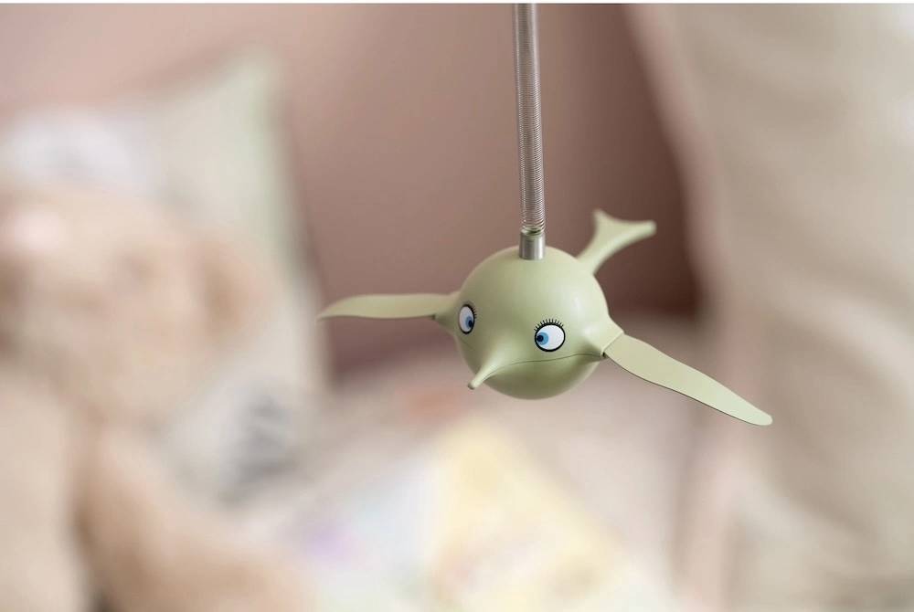 Hoptimist Visící figurka Hoptimist Soft Birdie M Olive