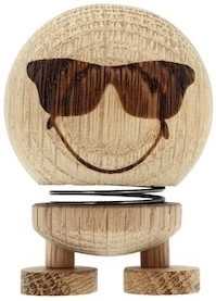 Hoptimist Figurka Hoptimist Smiley Cool S Neopracovaný dub
