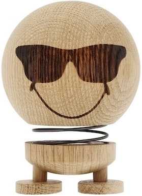 Hoptimist Figurka Hoptimist Smiley Cool M Neopracovaný dub