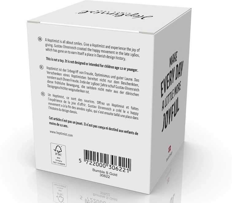 Hoptimist Figurka Hoptimist Bumble S Gold