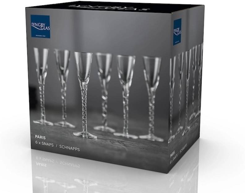 Lyngby Glas Sklenice na panáka Paris (sada 6 ks)