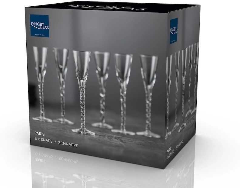 Lyngby Glas Sklenice na panáka Paris (sada 6 ks)