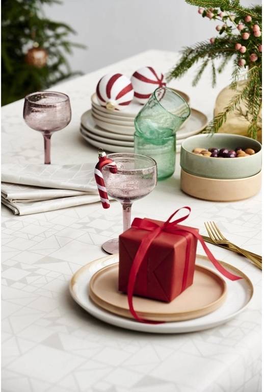 Södahl Kuchyňský ubrus Ø160cm Star Damask Beige