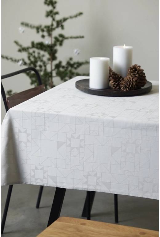 Södahl Kuchyňský ubrus Ø160cm Star Damask Beige