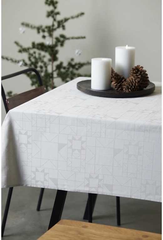 Södahl Kuchyňský ubrus Ø160cm Star Damask Beige