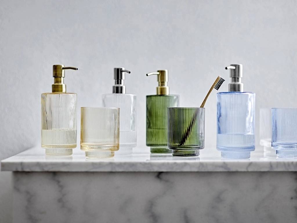 Södahl Kelímek na zubní kartáček Clarity Dark Green Glass