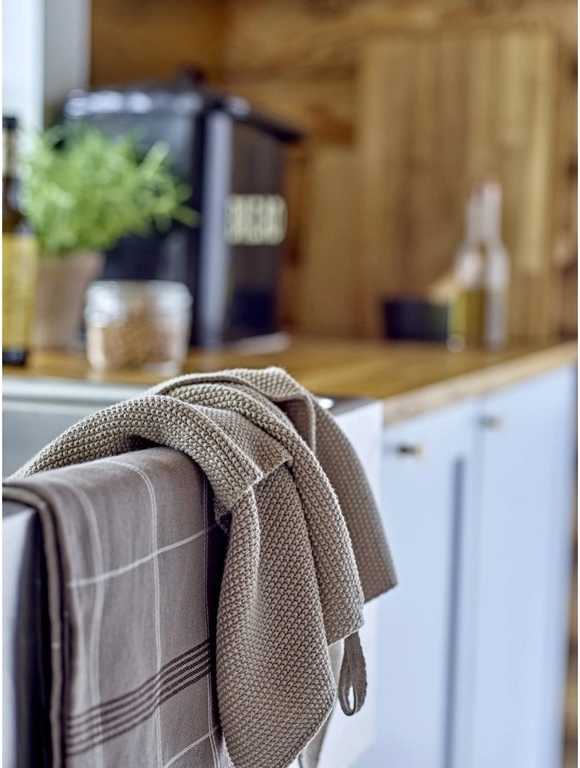 Södahl Kuchyňská utěrka 50x70 Minimal Taupe