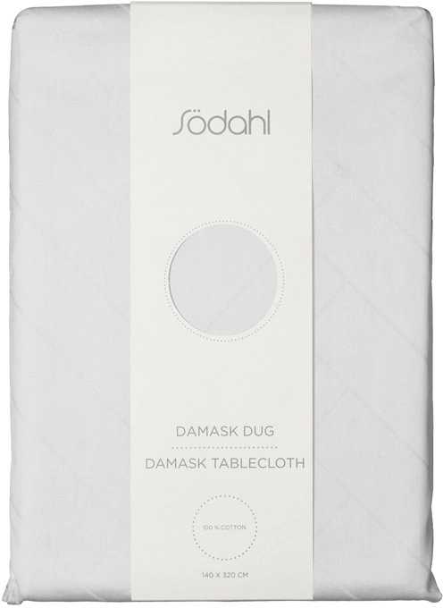 Södahl Kuchyňský ubrus ⌀180 Tiles Damask Optical White