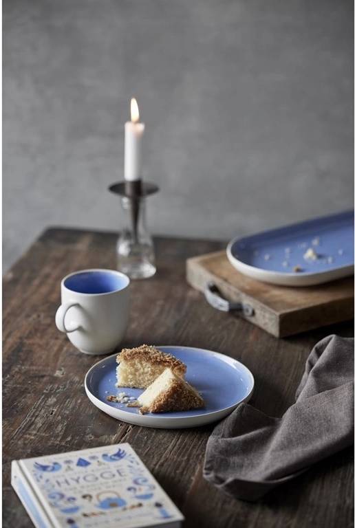 Studio Round Kameninový hrnek North 33 cl White/Shiny River