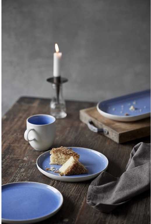 Studio Round Kameninový hrnek North 33 cl White/Shiny River