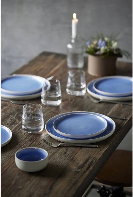 Studio Round Kameninová servírovací miska North 11 cm White/Shiny River