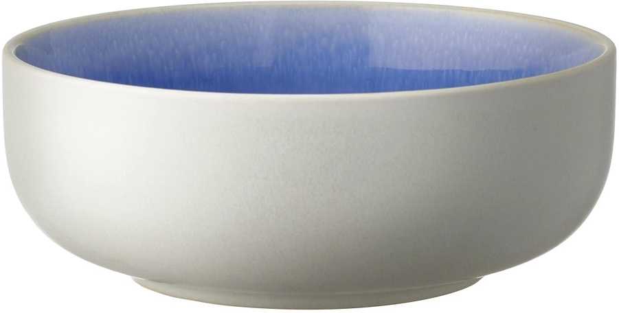 Studio Round Kameninová servírovací miska na polévku North 15 cm White/Shiny River