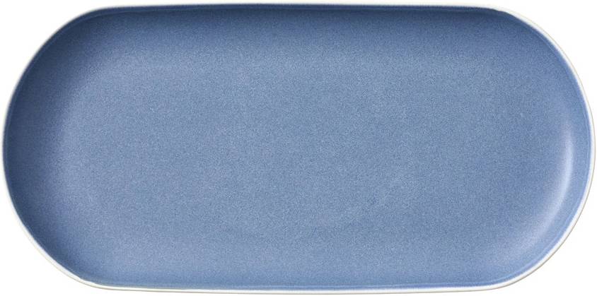 Studio Round Kameninový servírovací tác North 38 x 19 cm White/Matte River