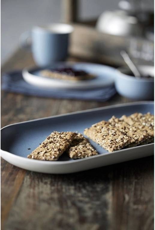 Studio Round Kameninový servírovací tác North 38 x 19 cm White/Matte River