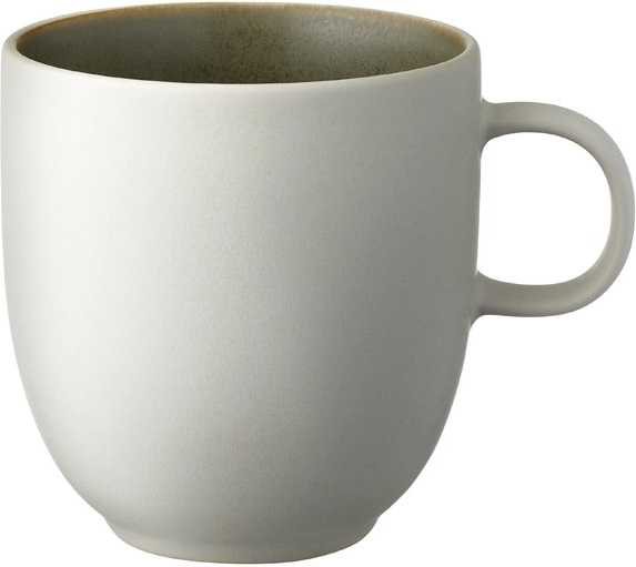 Studio Round Kameninový hrnek North 33 cl White/Matte Moss