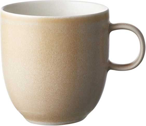 Studio Round Kameninový hrnek North 33 cl Matte Sand/White