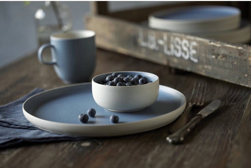 Studio Round Kameninová servírovací miska North 11 cm White/Matte River