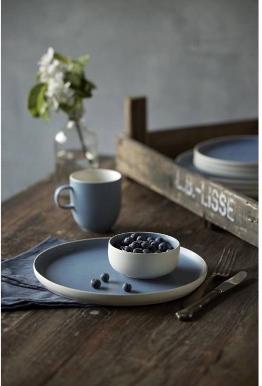 Studio Round Kameninová servírovací miska North 11 cm White/Matte River