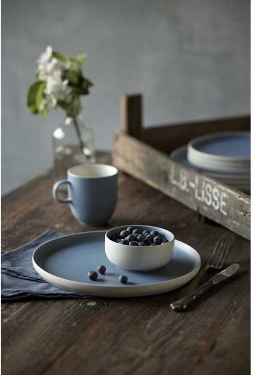 Studio Round Kameninová servírovací miska North 11 cm White/Matte River