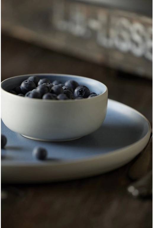 Studio Round Kameninová servírovací miska North 11 cm White/Matte River